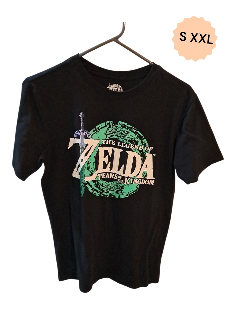Tears of the Kingdom Black Graphic T-Shirt